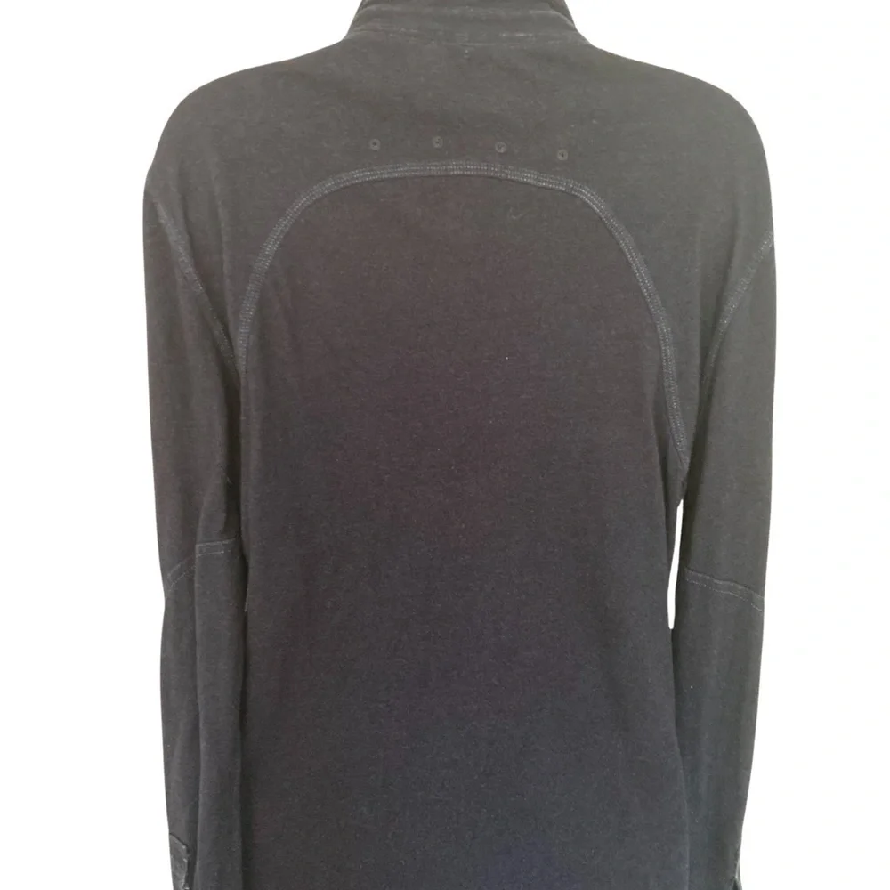 J Crew Utility Knit Shirt -XS navy button down , cotton